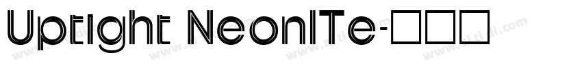 Uptight NeonlTe字体转换